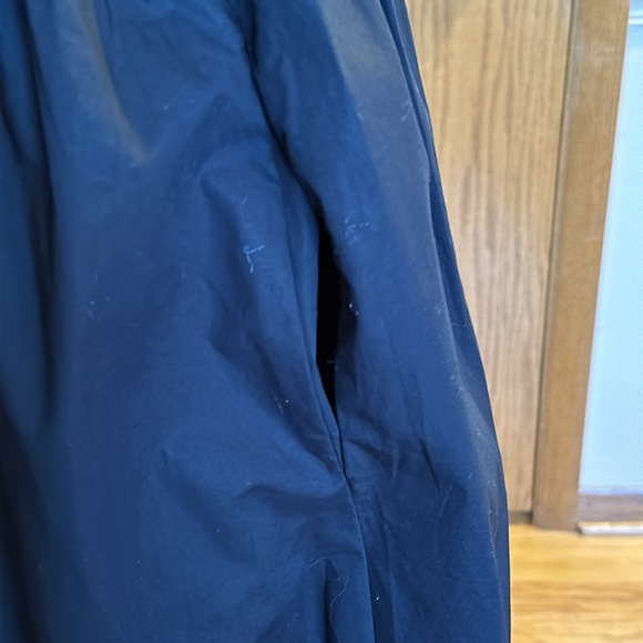 A New Day black dress size medium with a tan Universal Thread cross body purse. - Picture 5 of 16